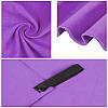 Рушник із мікрофібри для занять спортом, подорожей 80х38 см Purple, фото 3