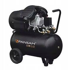 Компресор масляний для фарбування двопоршневий PANSAM A077060 2300Вт 8 бар 50л масляный компрессор для гаража 50л