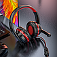 Навушники Hoco ігрові дротові з мікрофоном Magic W103 Black / Red, фото 6