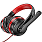 Навушники Hoco ігрові дротові з мікрофоном Magic W103 Black / Red, фото 5