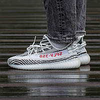 Летние кроссовки Adidas Yeezy Boost 350 v2 Zebra