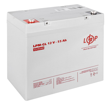 Гелева акумуляторна батарея LogicPower LPM-GL 12-55AH