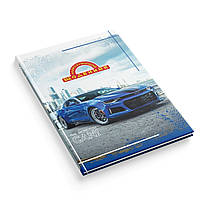 Щоденник шкільний тверда обкладинка "Синє авто" 1В 2605