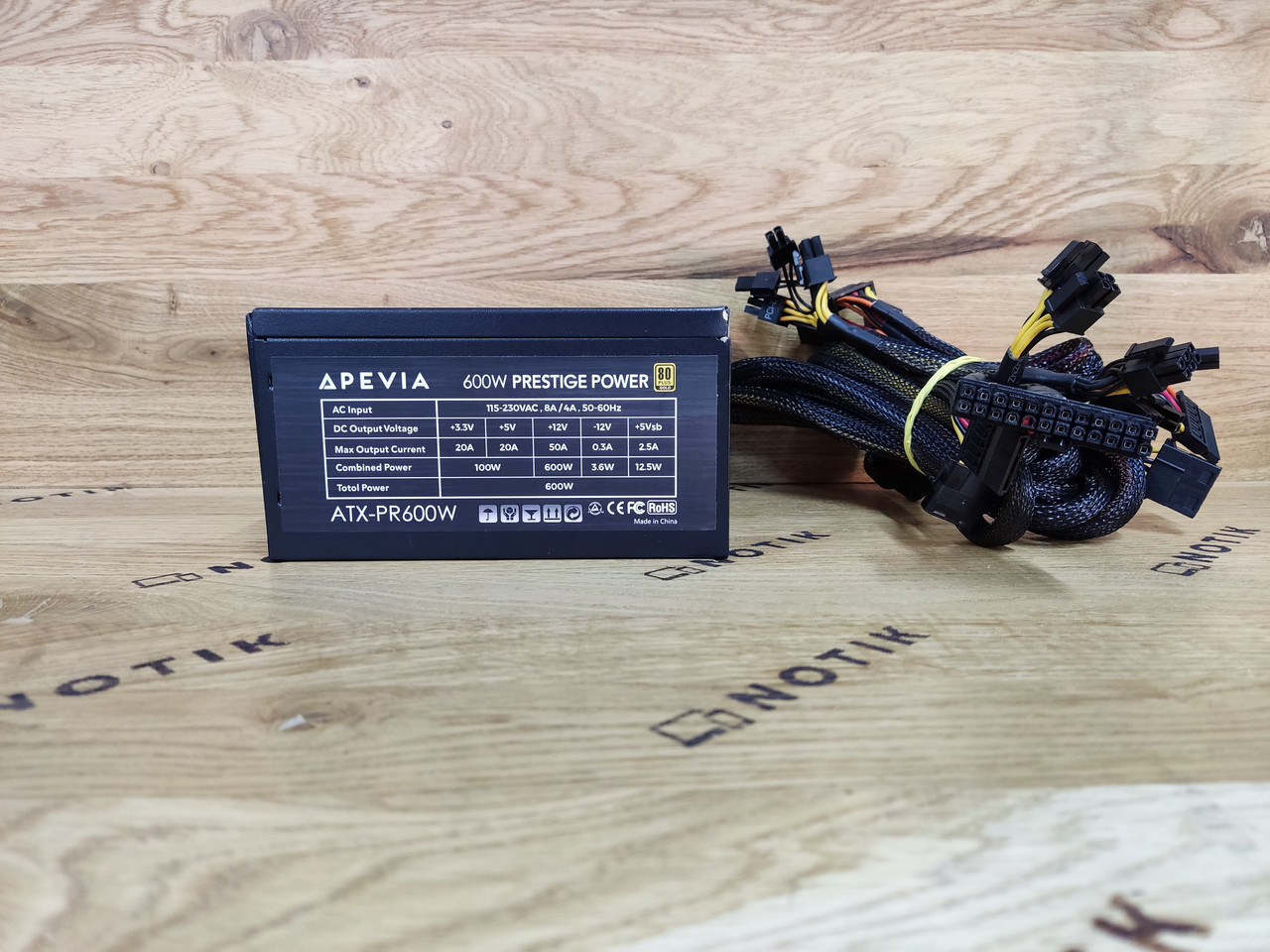 Блок живлення Apevia Prestige 600W 80+ Gold (ATX-PR600W) Вживаний