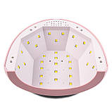 Лампа для нігтів та шелаку SUN One 1S UV+LED 48 Вт, Рожева, фото 5