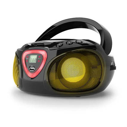 Бумбокс з квітингузкою Б/У Auna Roadie Boombox CD USB MP3 радіо AM/FM Bluetooth 2.1, Німеччина, фото 2