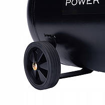 Безмасляний компресор для гаража Black 12860 24л 8 бар поршневий компресор для фарбування безоливний, фото 5