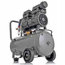 Безмасляний компресор для гаража Majster Polska MP-0063 24 л 10 бар  60 дБ компресор 24л безмасляний для майстерні, фото 4