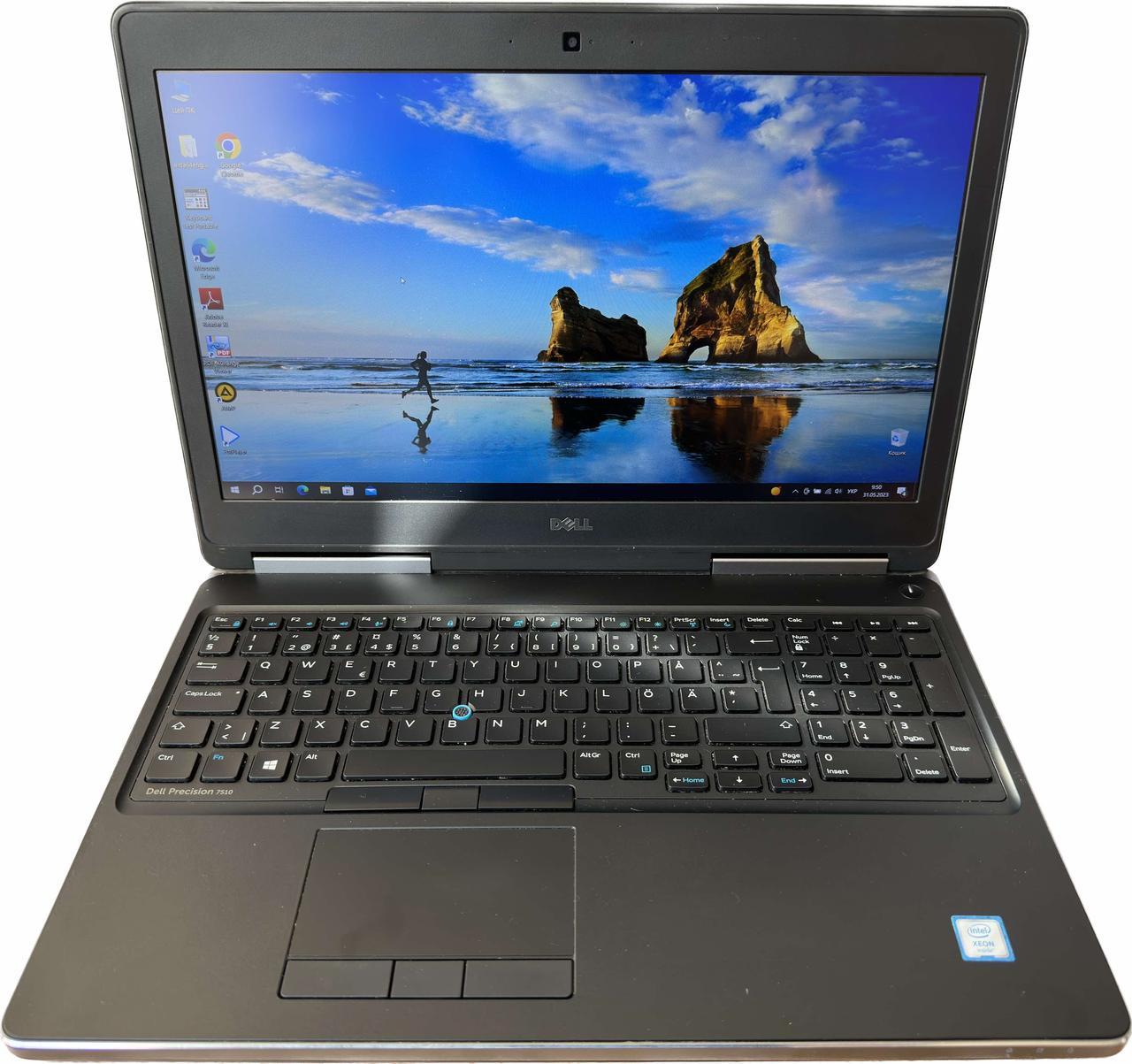 Ігровий ноутбук Dell Precision 7510 15.6" IPS Xeon E3-1535M v5 (8 потоків до 3.8 GHz)/ 16GB DDR4/512Gb SSD/Quadro M2000M 4Gb GDDR5