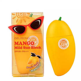 М'який сонцезахисний крем для обличчя і тіла з маслом Манго SPF 50, Magic Food Mango Mild Sun Block, 45г