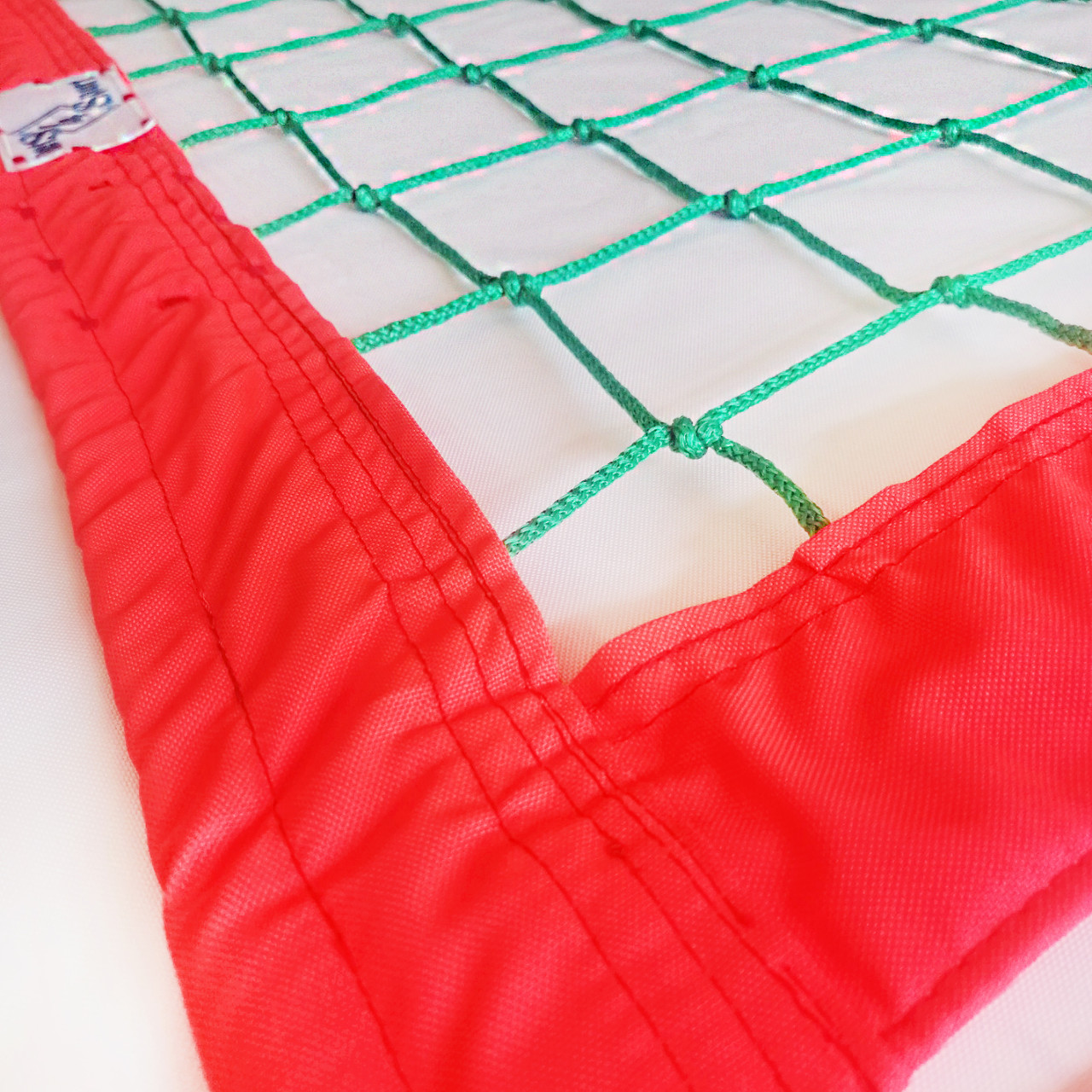 Волейбольна сітка для пляжного волейболу «ЕЛІТ» зелено-помаранчева