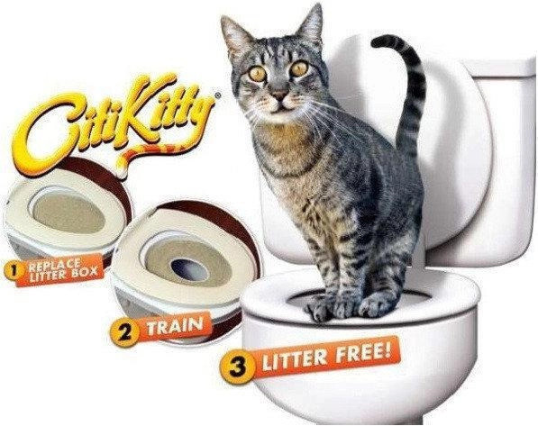 Набор система для приучения кошки к унитазу Citi Kitty туалет для кота на унитаз