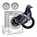 М'яка іграшка  "Голуб Валера з Джавеліном" 30см,подушка-антистрес, іграшка птах голуб, фото 9