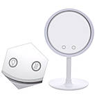 Настільне дзеркало з підсвіткою та вентилятором Beauty Breeze Mirror / Дзеркало для макіяжу зі збільшувачем, фото 8