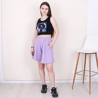 Спідниця-шорти для дівчинки літні підліткові вік від 6 до 10 років Різні кольори, фото 3