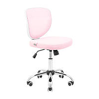 Кресло компьютерное детское Лео сетка розовая ТМ Richman