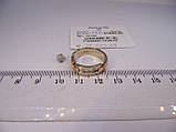 Кільце золоте з діамантом. Вага 5,46 грам. Розмір 17., фото 7