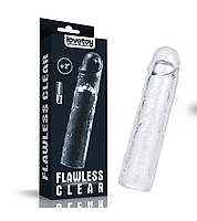 Подовжувальна насадка для члена +5см многоразовый презерватив удлинитель пениса