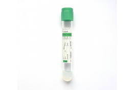 Пробірки (зелені) 8мл гепарин натрія + гель 50 штук CDRich