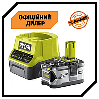 Аккумулятор и зарядное устройство RYOBI RC18120-140 (18 В, 4 А/ч) Топ 3776563
