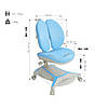 Дитяче ергономічне крісло FunDesk Bunias Blue, фото 6