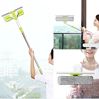 Телескопическая швабра для мытья окон High-rise Cleaning Glass Mop [ОПТ]