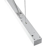 Світильник світлодіодний Sign-30 підвісний лінійний на тросах 30Вт 4200К білий, фото 3