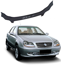 Дефлектор капота на Geely CK 2005-2011 AV-Tuning. Мухобійка на Geely CK