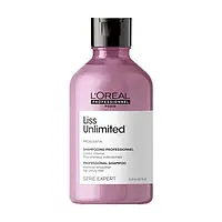 Шампунь для сухого та неслухняного волосся з кератином L'oreal Professionnel Liss Unlimited Shampoo 300 мл