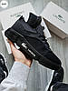 Чоловічі кросівки Lacoste Black 2023 (Чорні) Кеди Лакоста 2023 повсякденні сітка шкіра весна літо Туреччина, фото 4
