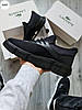 Чоловічі кросівки Lacoste Black 2023 (Чорні) Кеди Лакоста 2023 повсякденні сітка шкіра весна літо Туреччина, фото 9