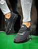 Чоловічі кросівки Lacoste Black 2023 (Чорні) Кеди Лакоста 2023 повсякденні сітка шкіра весна літо Туреччина, фото 3