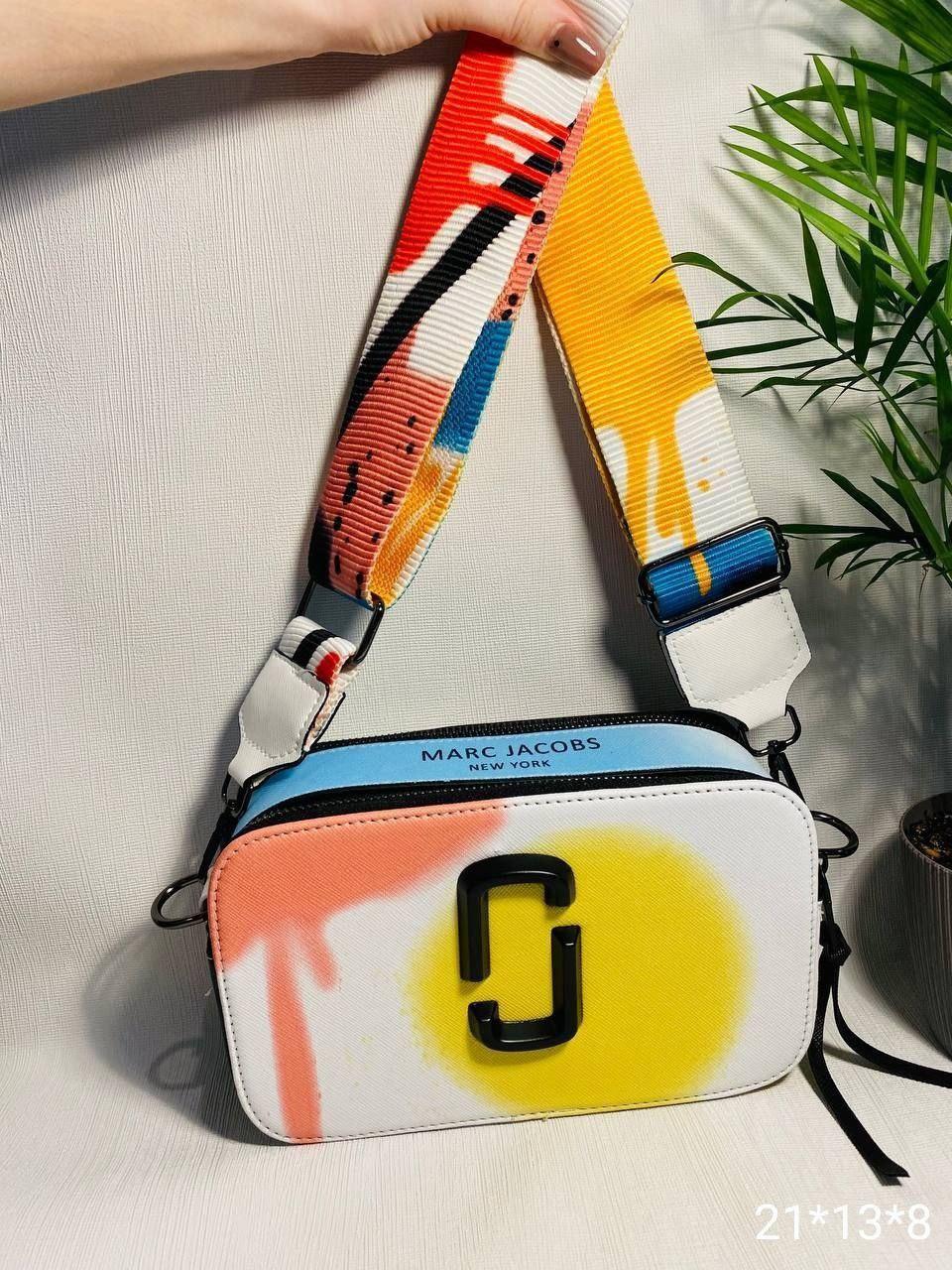 Жіноча сумка Marc Jacobs, тканинний ремінь, 21*13*8 см, 931251