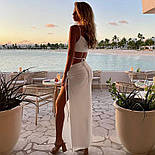 Облягаюче міді плаття на одне плече з затяжкою на спідниці та вирізом на талії (р. 42-46) 68035283, фото 4