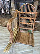 Крісло-гойдалка плетена з лози, фото 6