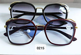 Жіночі тоновані окуляри квадратні Модель 0215