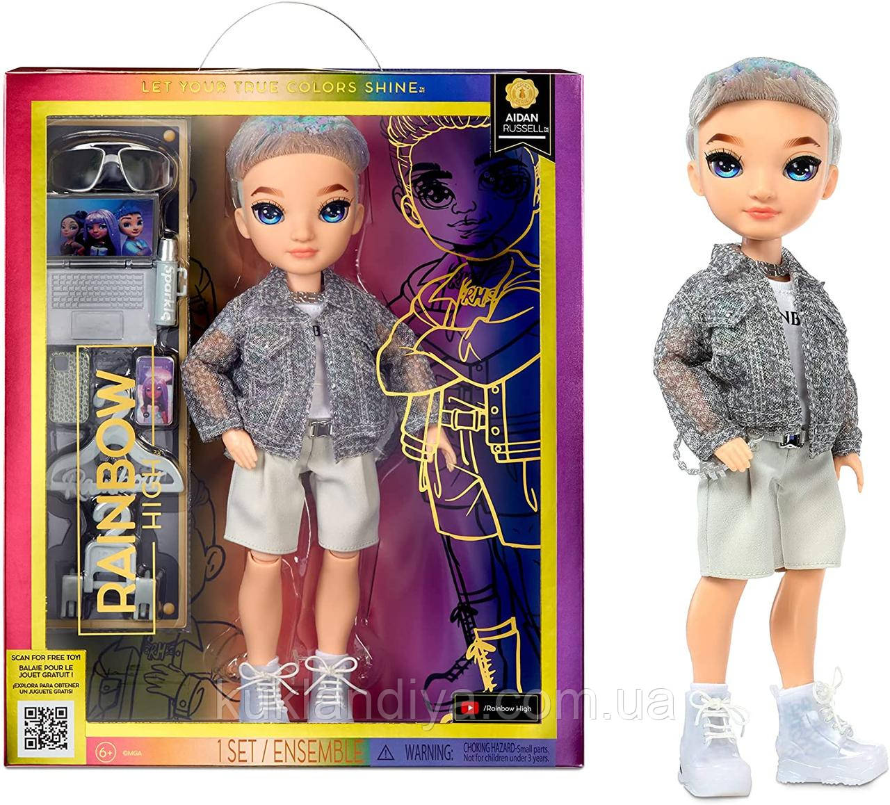 Лялька Rainbow High S5 — Ейдан, фото 1