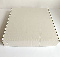 Самозбірна коробка  з крафт-картону 300*300*50мм біла