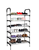 Полка для обуви Shoe Rack на 6 ярусов для дома, Стойка для хранения обуви