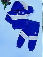Костюм детский худи и штаны для мальчиков Турция синий
