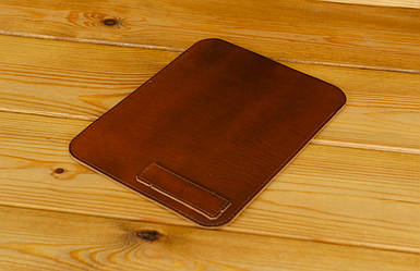 Шкіряний чохол для Apple iPad 10.5"/10.9"/11"/7th/Air 3, натуральна шкіра італійський краст, колір Вишня