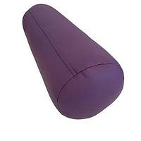 Валик для массажного стола из эко-кожи 45х10 см фиолетовый