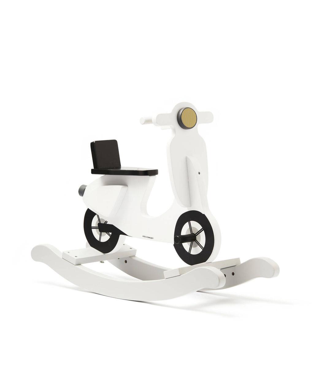 Kid's Concept - Крісло-гойдалка "Скутер" Rocking scooter white (білий)