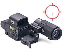 Комплект коліматор EOTech EXPS3-4 + магніфер EOTech G45.STS 5х (сумісний з NV)