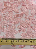Сітка з вишивкою рожева, фото 4