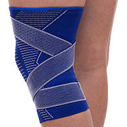 Наколінник бандаж еластичний із фіксувальним ременем Sibote (ST-7029), фото 4