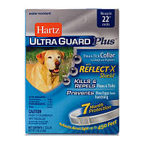 Ошейник HARTZ Ultra Guard Plus для собак и щенков светоотражающий 65см