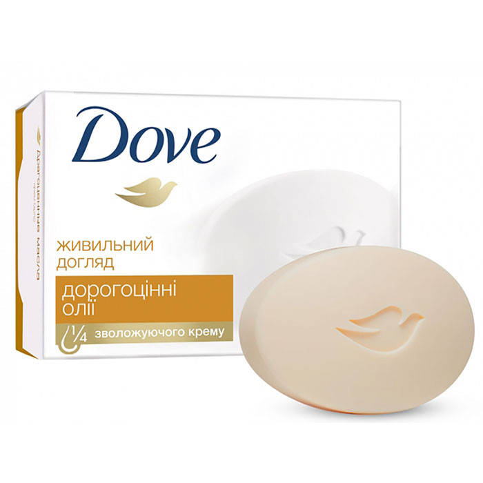 Крем-мило Dove з дорогоцінними оліями тверде 90 г
