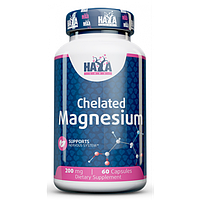 Магній бісгліцинат (хелат) HayaLabs Chelated Magnesium 200 мг - 60 капс