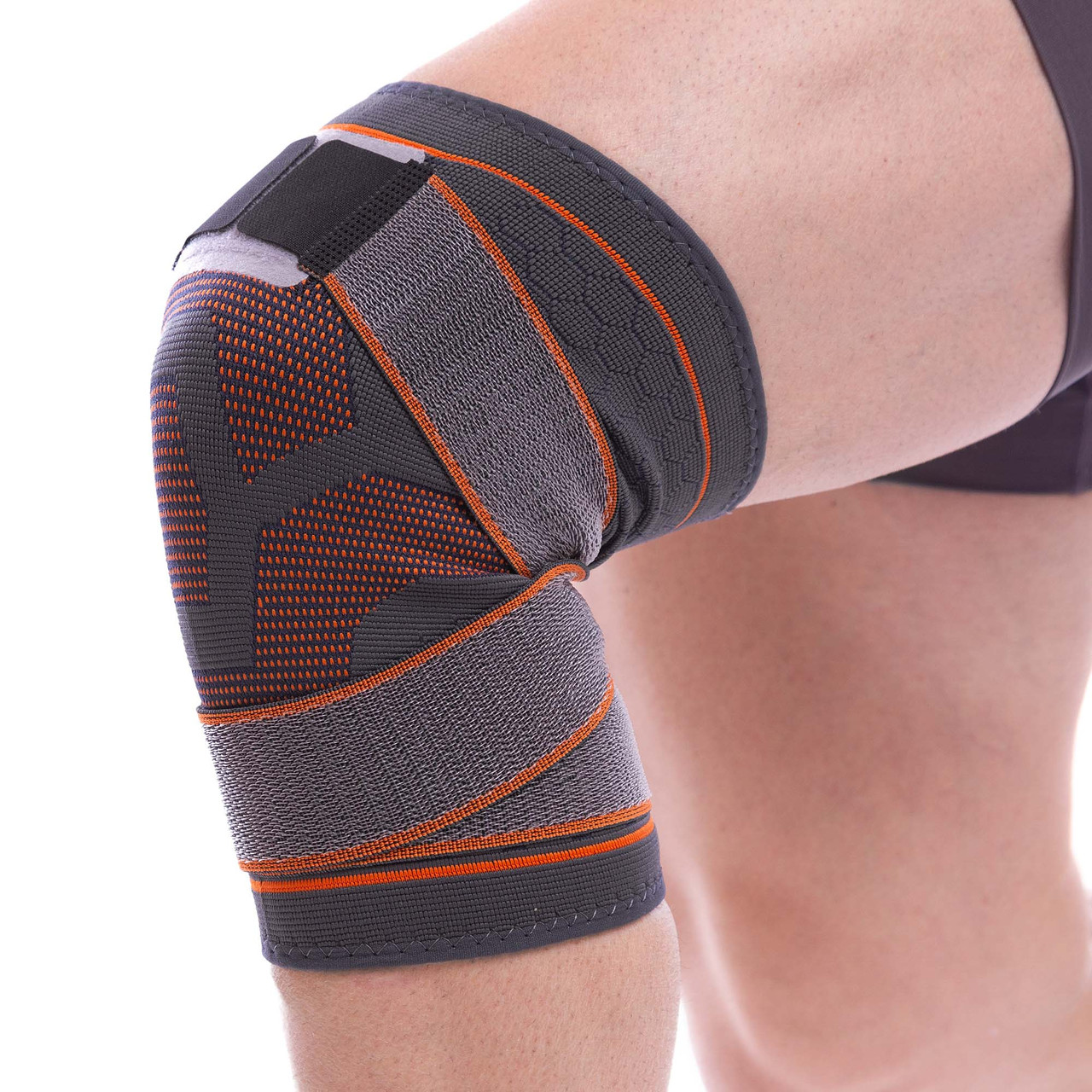 Наколінник бандаж еластичний із фіксувальним ременем Sibote (ST-960), фото 1